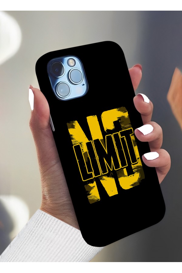 No Limit Tasarımlı Baskılı  Kılıf