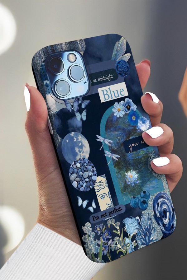 Blue Midnight Art  Tasarımlı Baskılı  Kılıf Blue Midnight Art  Tasarımlı Baskılı  Kılıf