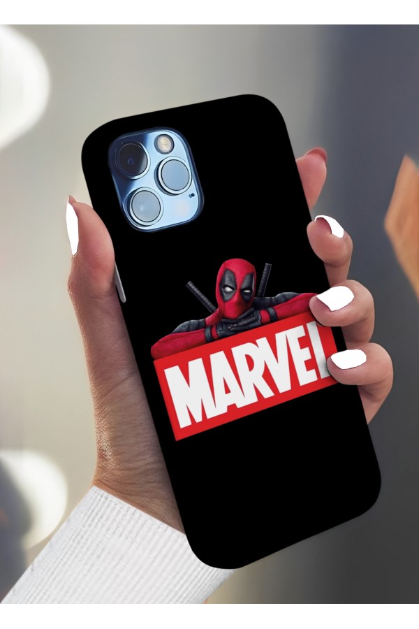 Marvel Deadpool  Tasarımlı Baskılı  Kılıf