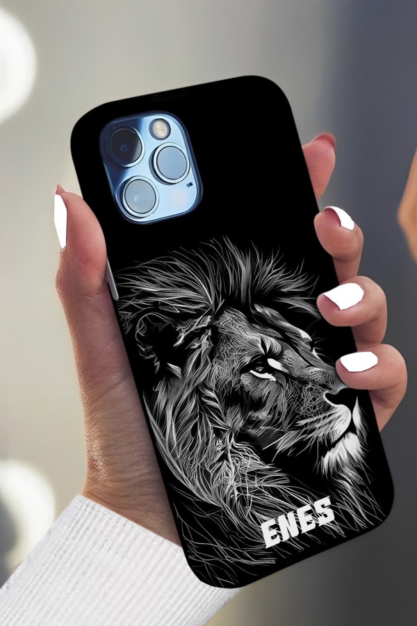 Aslan İsimli Tasarımlı Baskılı  Kılıf