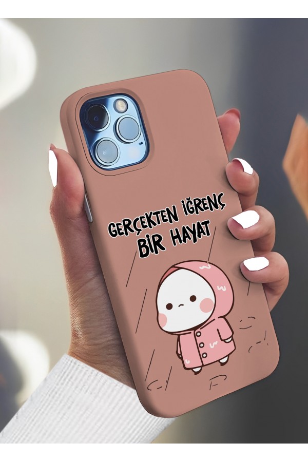Gerçekten İğrenç Bir Hayat  Tasarımlı Baskılı  Kılıf