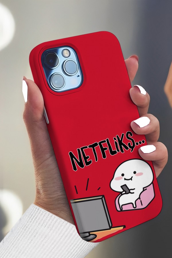 Netflikş Tasarımlı Baskılı  Kılıf