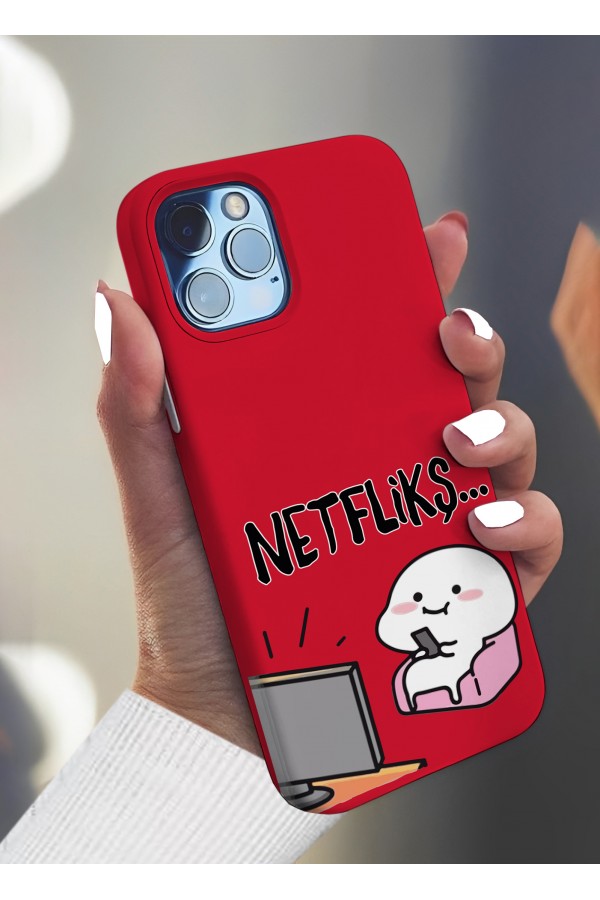 Netflikş Tasarımlı Baskılı  Kılıf