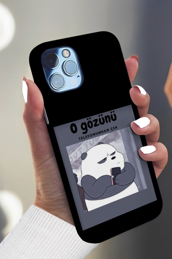 O Gözünü Telefondan Çek  Tasarımlı Baskılı  Kılıf
