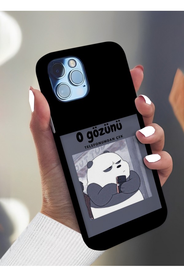O Gözünü Telefondan Çek  Tasarımlı Baskılı  Kılıf