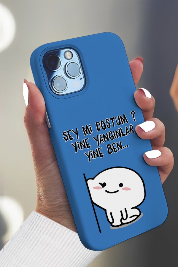 Şey Mi Dostum   Tasarımlı Baskılı  Kılıf