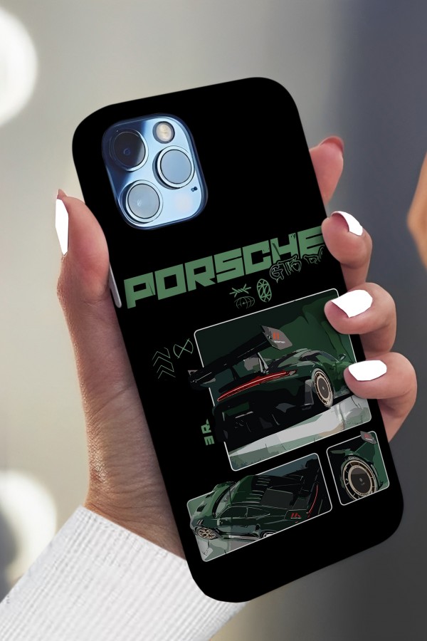 Porsche 2 Tasarımlı Baskılı  Kılıf