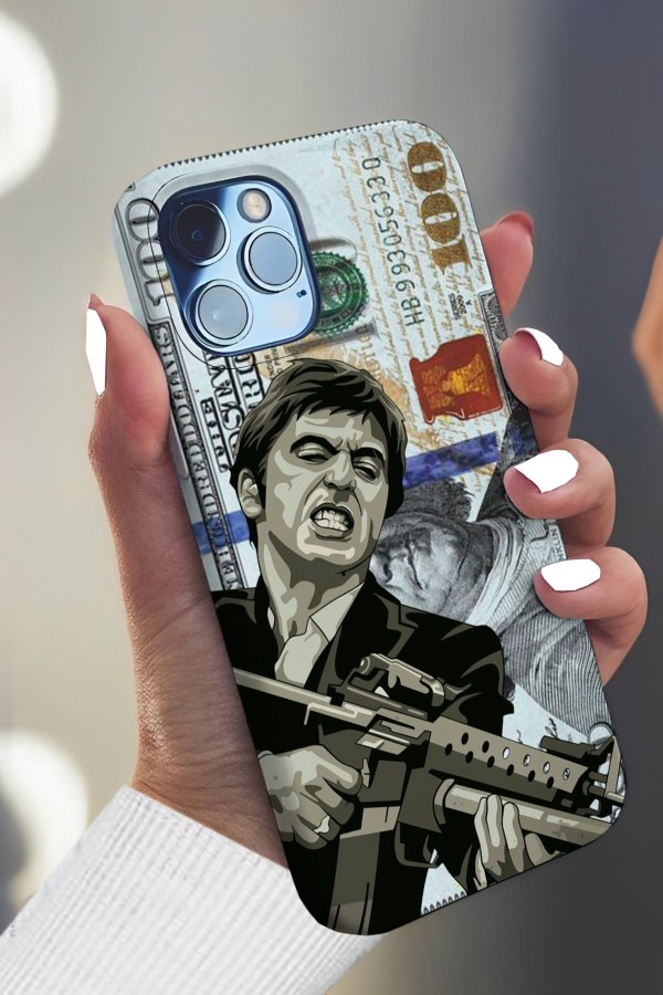 Scarface Dolar Tasarımlı Baskılı  Kılıf Scarface Dolar Tasarımlı Baskılı  Kılıf