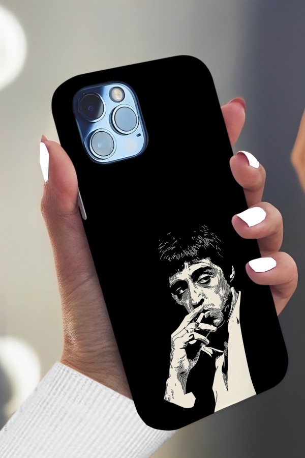 Tony Montana 3 Tasarımlı Baskılı  Kılıf Tony Montana 3 Tasarımlı Baskılı  Kılıf