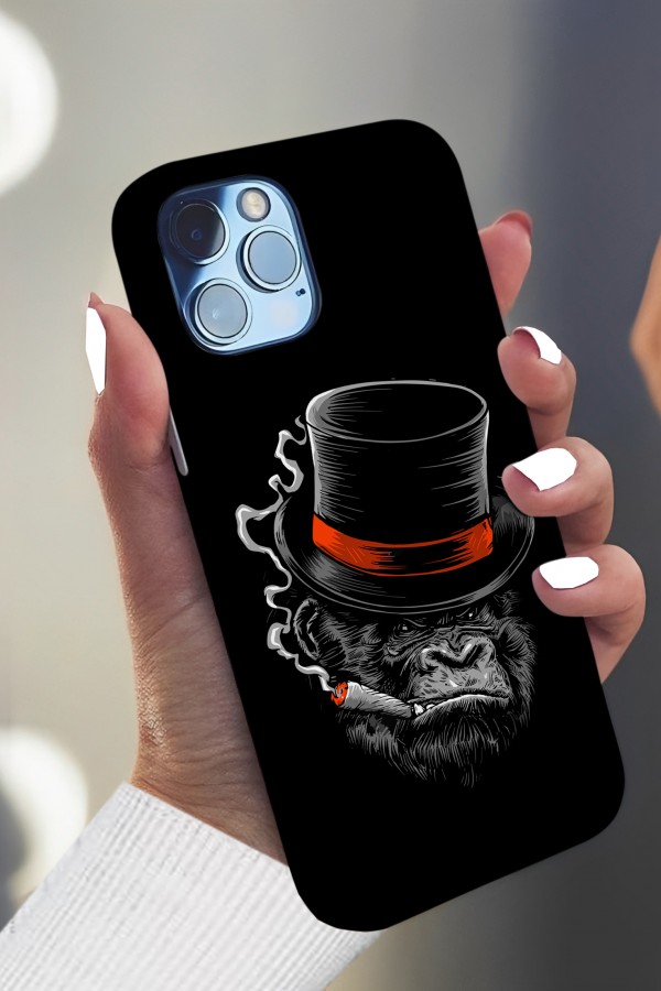 Wizard Monkey Tasarımlı Baskılı  Kılıf