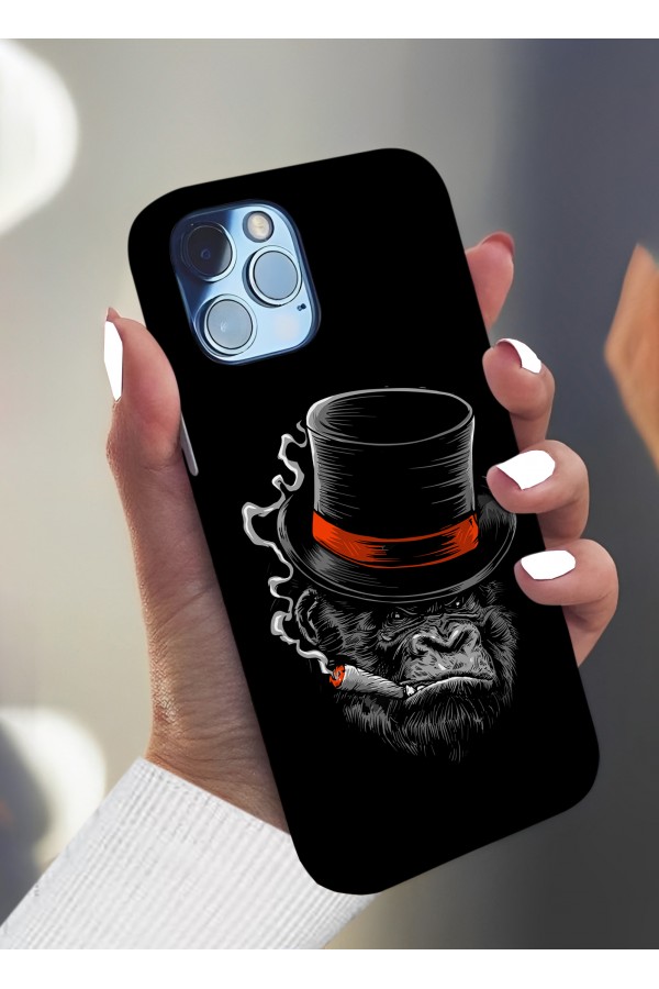 Wizard Monkey Tasarımlı Baskılı  Kılıf