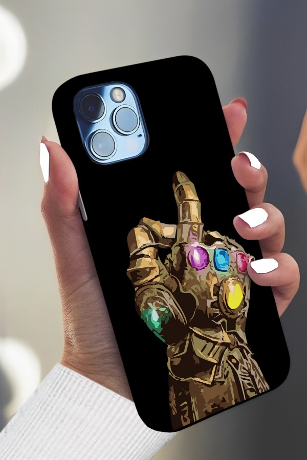 Thanos Eldiveni Tasarımlı Baskılı  Kılıf Thanos Eldiveni Tasarımlı Baskılı  Kılıf