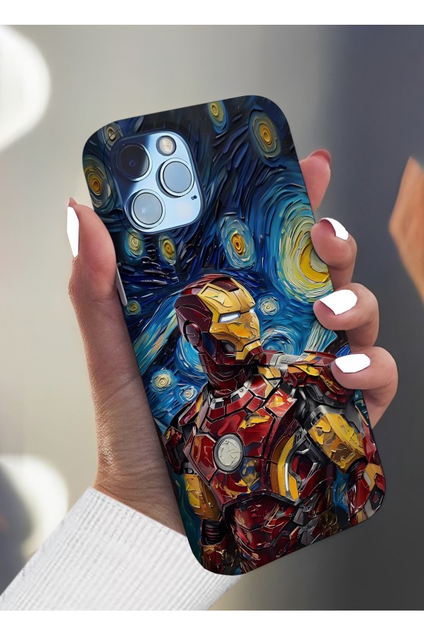 Iron Man Tual  Tasarımlı Baskılı  Kılıf
