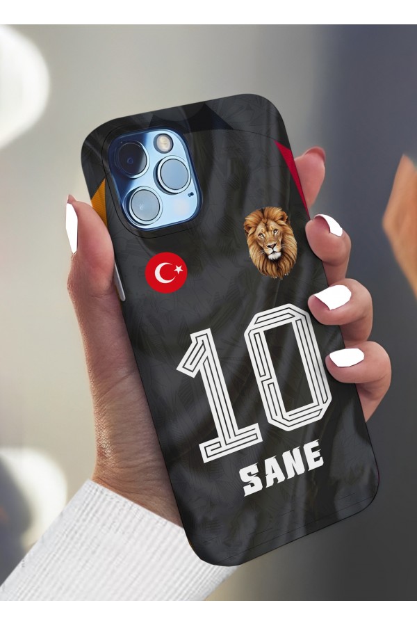Galatasaray  Gri Tasarımlı Baskılı  Kılıf