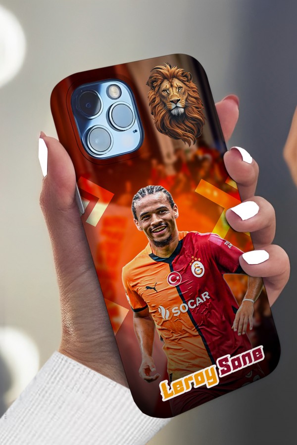 Galatasaray  Leroy Sane Aslanı 2 Tasarımlı Baskılı  Kılıf Galatasaray  Leroy Sane Aslanı 2 Tasarımlı Baskılı  Kılıf