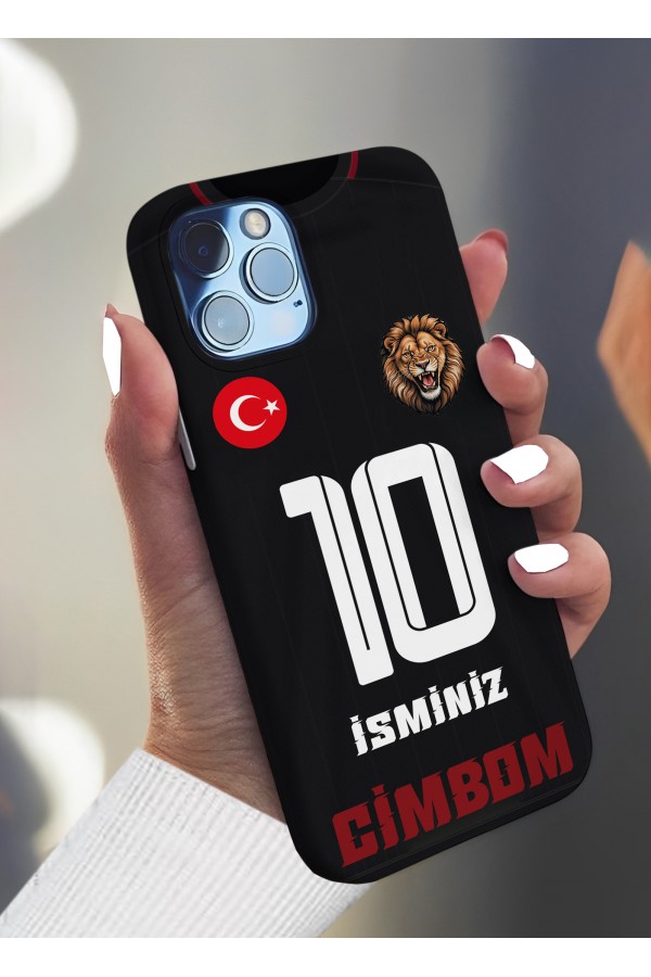Galatasaray  Siyah  Tasarımlı Baskılı  Kılıf
