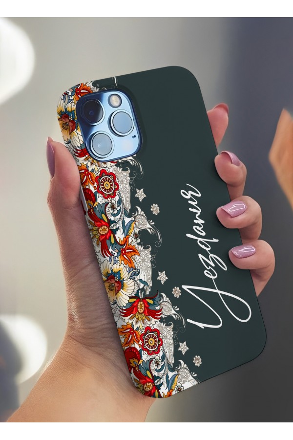 Flowers İsimli   Tasarımlı Baskılı  Kılıf