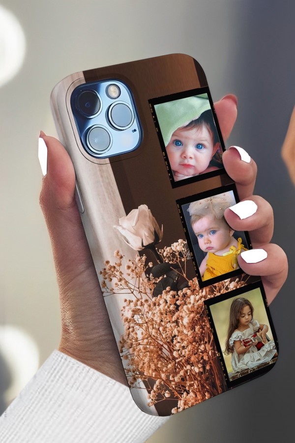 Güllü 3 lü Fotoğraflı İsimli Tasarımlı Baskılı  Kılıf Güllü 3 lü Fotoğraflı İsimli Tasarımlı Baskılı  Kılıf