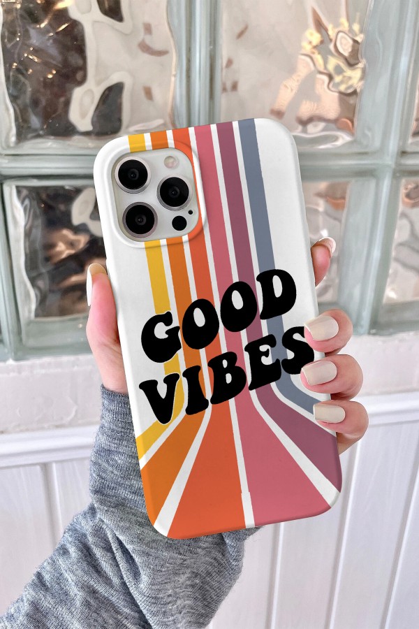Good Vıbes   Tasarımlı Baskılı  Kılıf