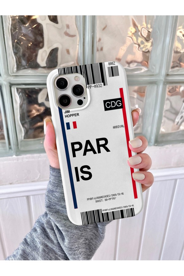 Paris  Tasarımlı Baskılı  Kılıf