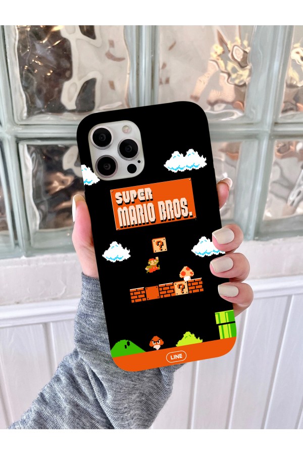 Super Mario   Tasarımlı Baskılı  Kılıf