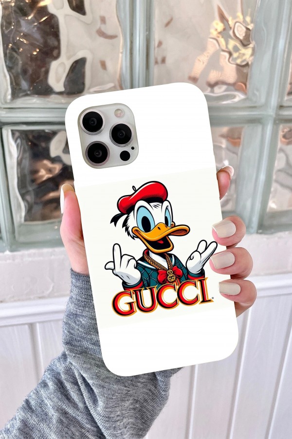 Gucci Donald Duck     Tasarımlı Baskılı  Kılıf