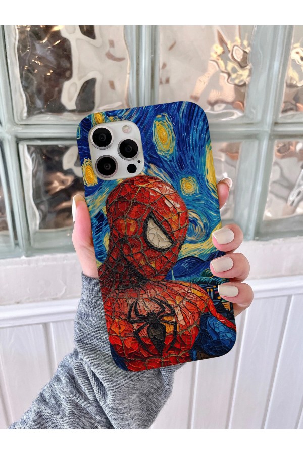 Spiderman Tuval Art Tasarımlı Baskılı Kılıf Spiderman Tuval Art Tasarımlı Baskılı Kılıf