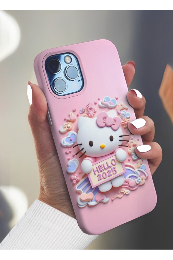 Hello Kitty Hello 2025 Tasarımlı Baskılı  Kılıf