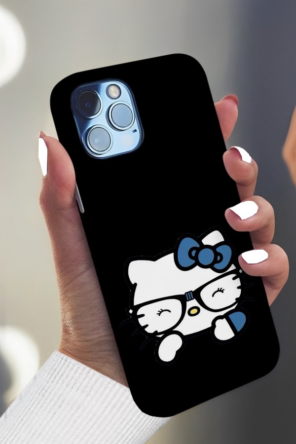 Hello Kitty Mavi & Beyaz Tasarımlı Baskılı  Kılıf Hello Kitty Mavi & Beyaz Tasarımlı Baskılı  Kılıf