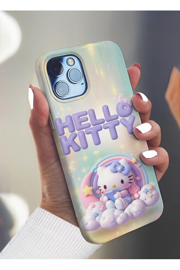Hello Kitty Tasarımlı Baskılı  Kılıf