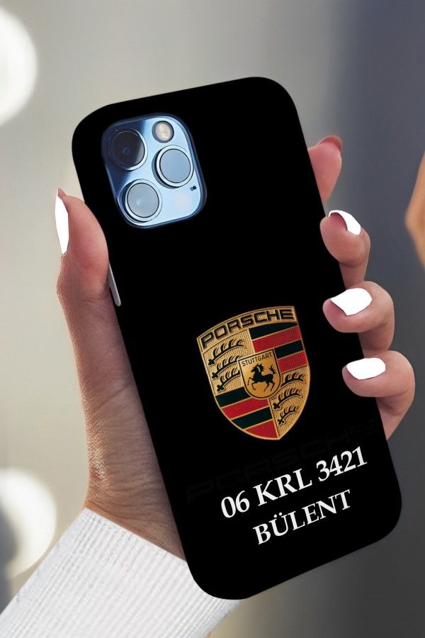 Porsche İsimli Tasarımlı Baskılı  Kılıf Porsche İsimli Tasarımlı Baskılı  Kılıf