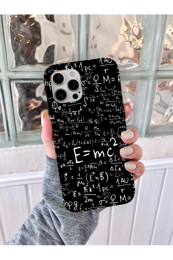 E=mc2 Tasarımlı Baskılı  Kılıf