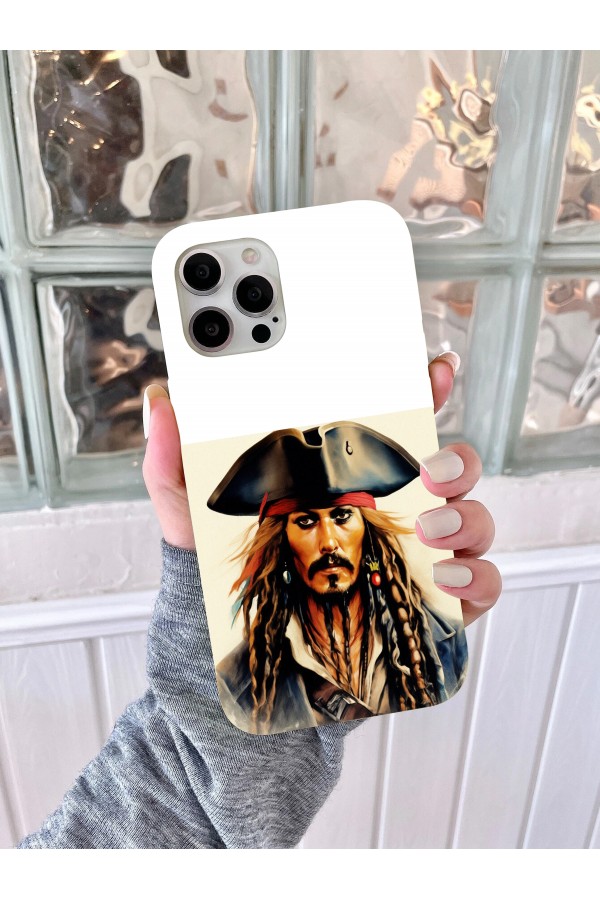 Kaptan Jack Sparrow  Tasarımlı Baskılı  Kılıf