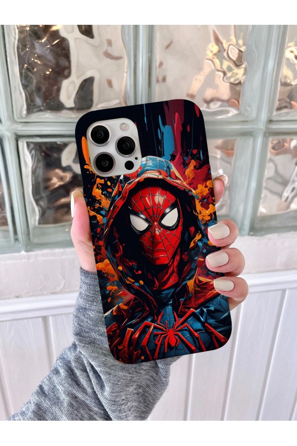 Spiderman  Renkli  Tasarımlı Baskılı  Kılıf