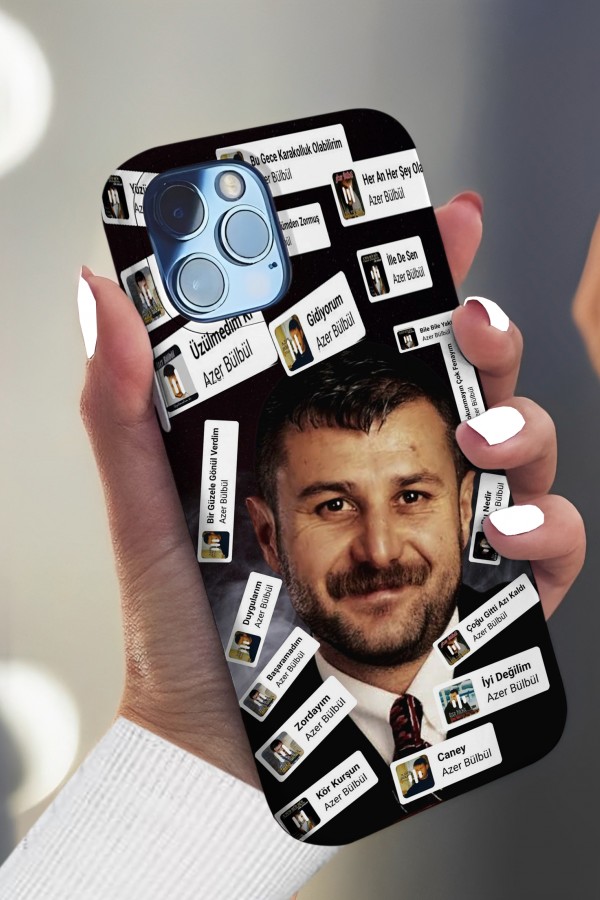 Azer Bülbül Şarkıları Tasarımlı Baskılı  Kılıf Azer Bülbül Şarkıları Tasarımlı Baskılı  Kılıf