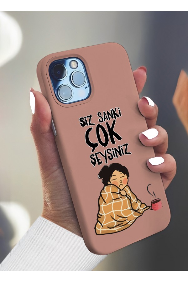 Siz Sanki Çok Şeysiniz   Tasarımlı Baskılı  Kılıf